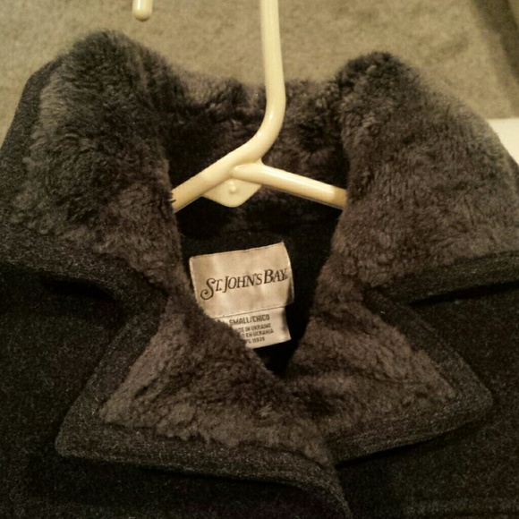 St Johns Bay wool coat size small s - Picture 2 of 3